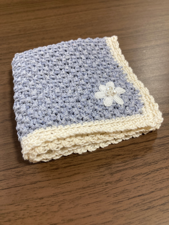 オーガニックコットン100% ポーム リリー フルーツ染め ＂ブルーベリー