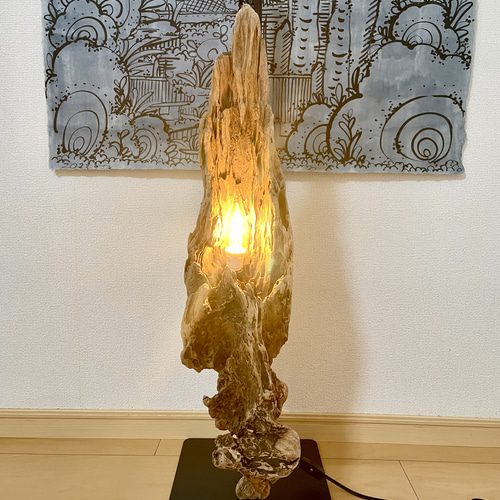 ② 灯籠 スタンドライト 流木 インテリア 和家具 流木 NatureArt 流木のスタンドライト | RoomZ interior