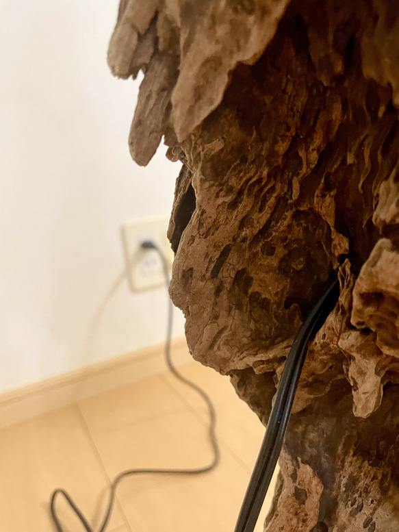 【流木インテリア】№1‗流木スタンドライト（縦・横置き） 最大