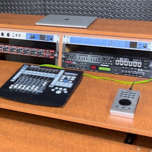 DTMデスク　木製　美品 DTMデスク S140-55 DAW スライドテーブル(300) KOMPLETE KONTROL