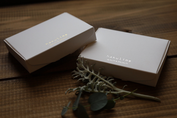 【100セット】オーダーメイド箔押しラッピング帯付き小物ケース 5枚目の画像