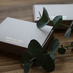 【100セット】オーダーメイド箔押しラッピング帯付き小物ケース 7枚目の画像