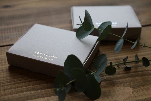 【100セット】オーダーメイド箔押しラッピング帯付き小物ケース 7枚目の画像