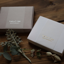 【100セット】オーダーメイド箔押しラッピング帯付き小物ケース 9枚目の画像