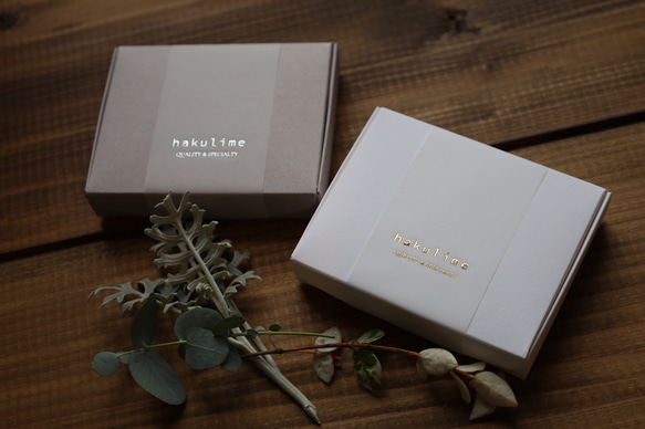 【100セット】オーダーメイド箔押しラッピング帯付き小物ケース 9枚目の画像