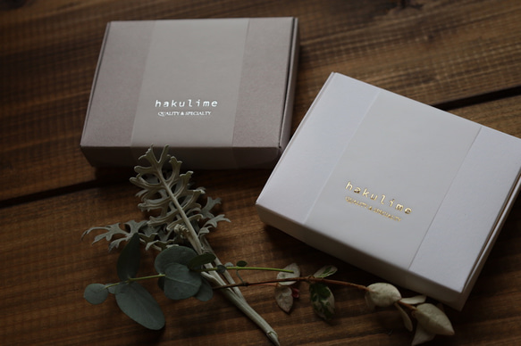 【100セット】オーダーメイド箔押しラッピング帯付き小物ケース 8枚目の画像