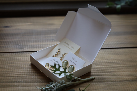 【100セット】オーダーメイド箔押しラッピング帯付き小物ケース 3枚目の画像