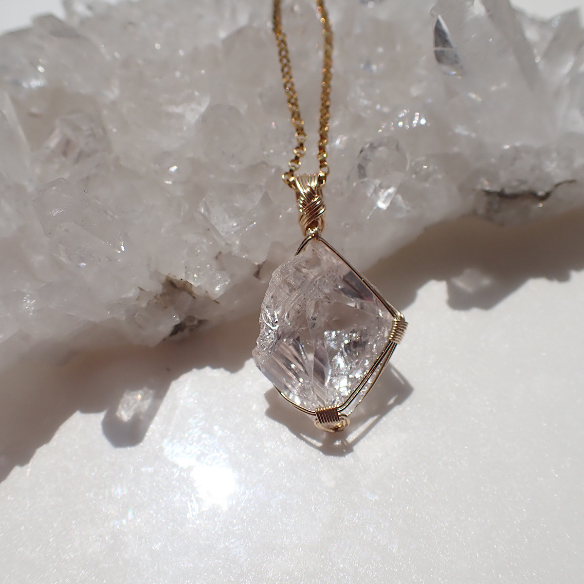 女神巻き®︎ダンビュライトのペンダントトップ