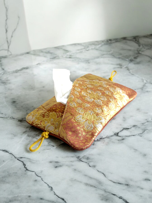 ジュエリーのように煌めく帯⭐︎ティッシュカバー/川島織物 その他