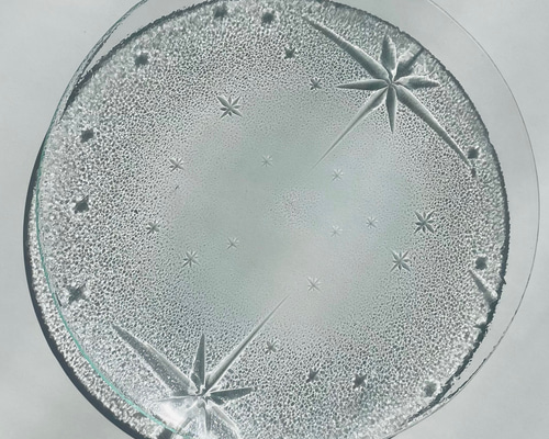 未使用　昭和レトロガラス皿 昭和レトロガラス丸皿S 小皿 ミラーズウサ 通販 18026206｜Creema