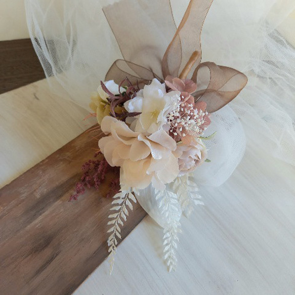 ♡受注対応♡クラッチブーケ ウェディングブーケ専門店リースブーケブートニアヘッドドレスリストレット花冠オーダー承ります 花・木の実・枝葉・果実 R1450397396(11050円)