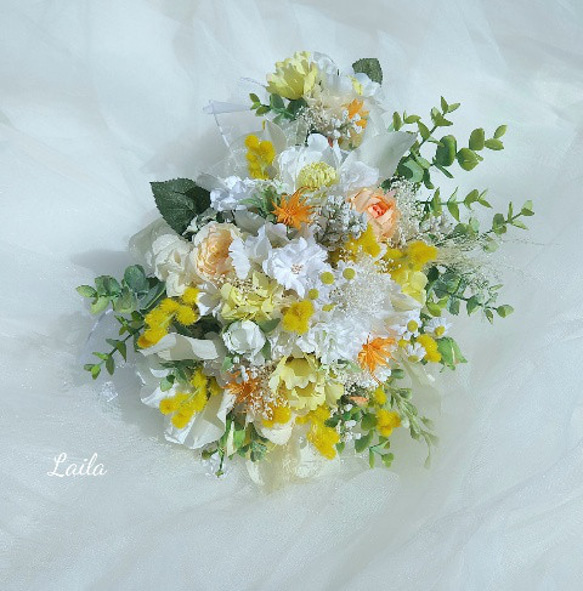 ♡受注対応♡クラッチブーケ ウェディングブーケ専門店リースブーケブートニアヘッドドレスリストレット花冠オーダー承ります ♡受注対応♡クラッチブーケ ウェディングブーケ専門店リースブーケブートニアヘッドドレスリストレット花冠オーダー承ります WS1690571666(13000円)