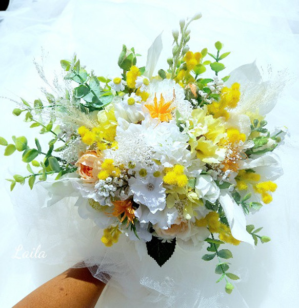 ♡受注対応♡クラッチブーケ ウェディングブーケ専門店リースブーケブートニアヘッドドレスリストレット花冠オーダー承ります ♡受注対応♡クラッチブーケ ウェディングブーケ専門店リースブーケブートニアヘッドドレスリストレット花冠オーダー承ります WS1690571666(13000円)