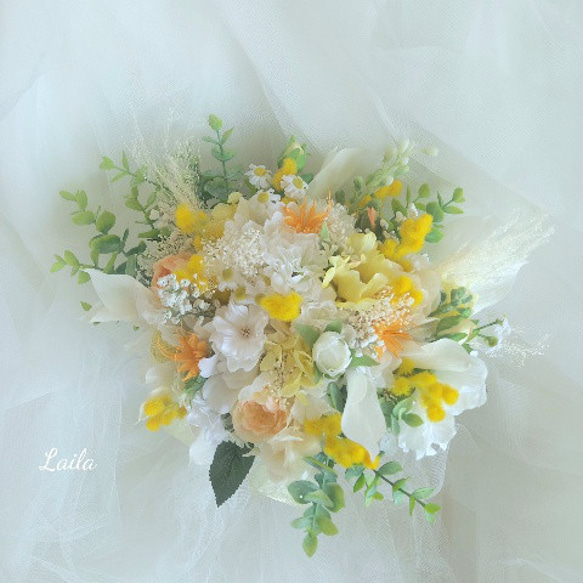 ♡受注対応♡クラッチブーケ ウェディングブーケ専門店リースブーケブートニアヘッドドレスリストレット花冠オーダー承ります ♡受注対応♡クラッチブーケ ウェディングブーケ専門店リースブーケブートニアヘッドドレスリストレット花冠オーダー承ります WS1690571666(13000円)
