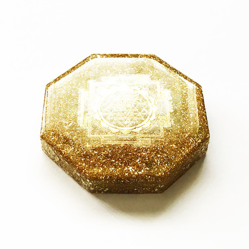 金華山★脳のリミッターカット覚醒開花オルゴナイト 最強開運・強力な力で願いを叶える・紫龍神・オルゴナイト☆彡