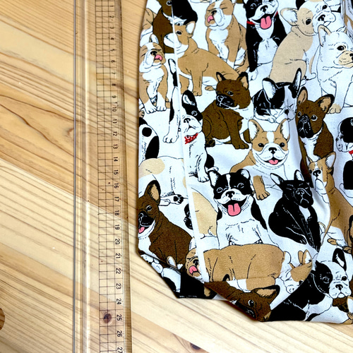 ワケあり＊フレンチブルドッグのエコバッグ フレブルまみれ お買い物
