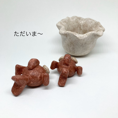 飛び出す!?金魚と金魚鉢」夏のオブジェセット 陶器の置物 飛び出す!?金魚と金魚鉢」夏のオブジェセット 陶器の置物