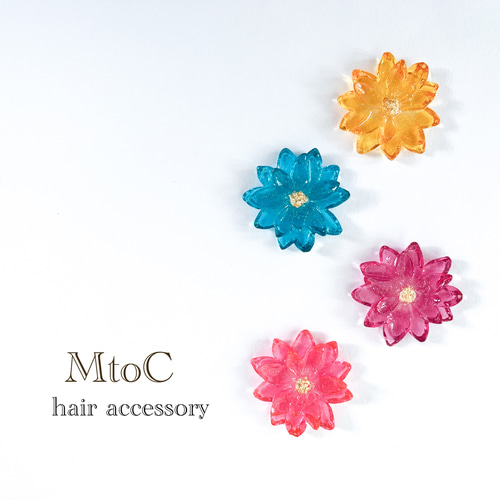 no.1049❅*⋆̩‪ꫛꫀꪝキラキラなプレゼント小包❅*スクエア②レジンヘアゴム no.1049*⋆̩‪ꫛꫀꪝキラキラなプレゼント小包*スクエア②レジンヘアゴム‬