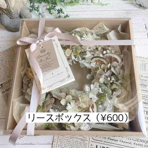 サマーセール】アナベルのドライフラワーリースM＊26センチ リース 