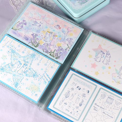 スタンプの作品集に【ポストカードホルダー】ファイル カードケース