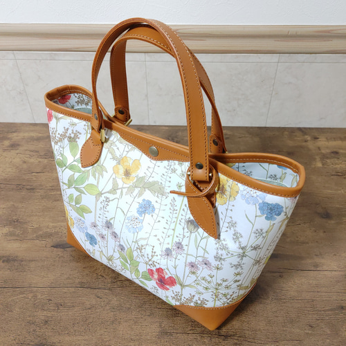 リバティ×本革 トートバッグ『Irma』LC-M トートバッグ BraveryField