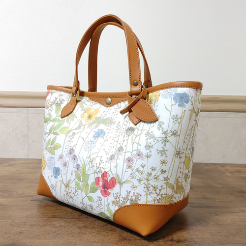 リバティ×本革 トートバッグ『Irma』LC-M トートバッグ BraveryField