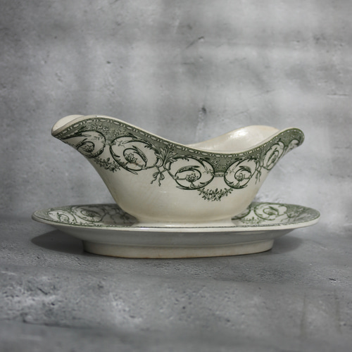 フランス アンティーク クレイユ エ モントロー ソーシエール