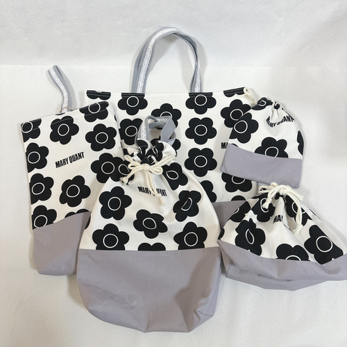 入園•入学＊5点セット＊レッスンバック．シューズ袋．着替え袋．お弁当