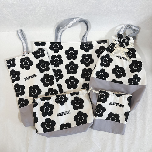 入園•入学＊5点セット＊レッスンバック．シューズ袋．着替え袋．お弁当