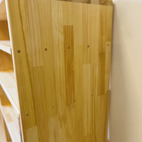 キッチンラック 食器棚 収納棚 本棚 無垢材家具 オイル仕上げ 棚