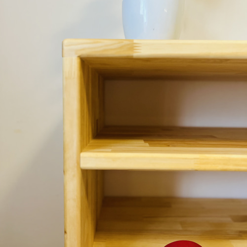 キッチンラック 食器棚 収納棚 本棚 無垢材家具 オイル仕上げ 棚