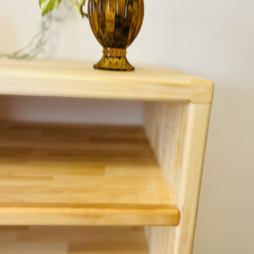 キッチンラック 食器棚 収納棚 本棚 無垢材家具 オイル仕上げ 棚