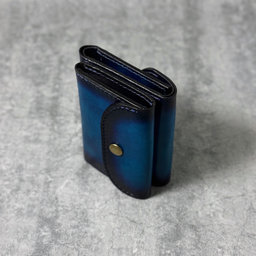 エムピウ ブルーレザー三つ折り財布 楽天市場】m+ エムピウ MILLEFOGLIE2 Pig2 ブルーチョコ25