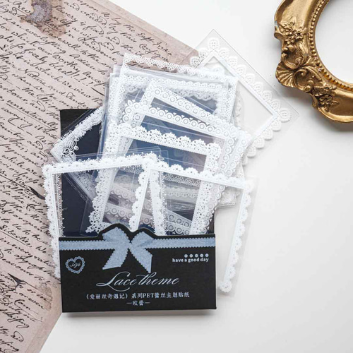 SALE ! 海外 レースシール 30枚 europe [AY858] シール