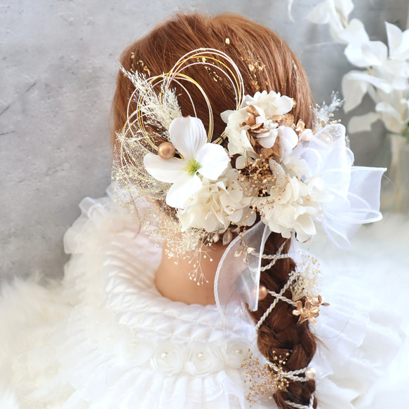 MAR様 自然花 髪飾り アイビー 卒業 入学 ウエディング ブライダル