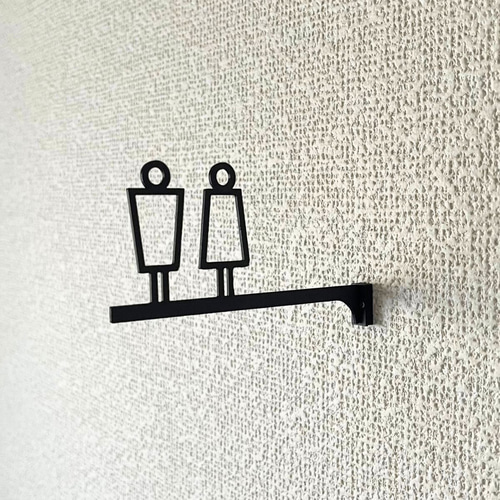 ルームサイン プレート トイレ 突き出しタイプ おしゃれ インテリア 新