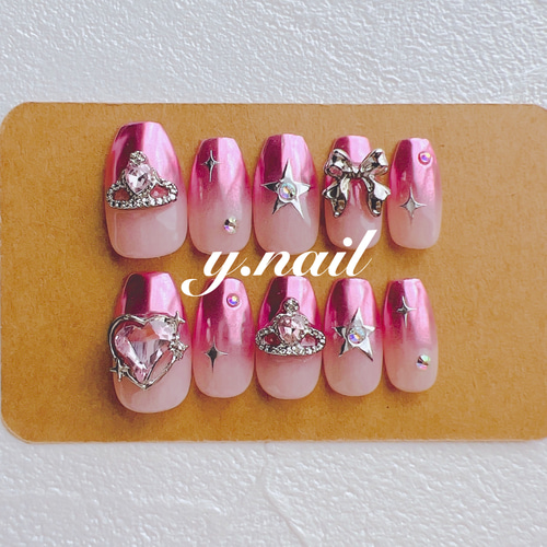 ネイルチップ/y2kネイル/韓国 ネイルチップ（つけ爪） y.nail