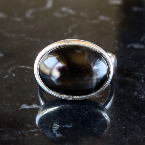 ブラックスター ダイオプサイト リング モノトーン クール