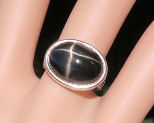 ブラックスター ダイオプサイト リング モノトーン クール