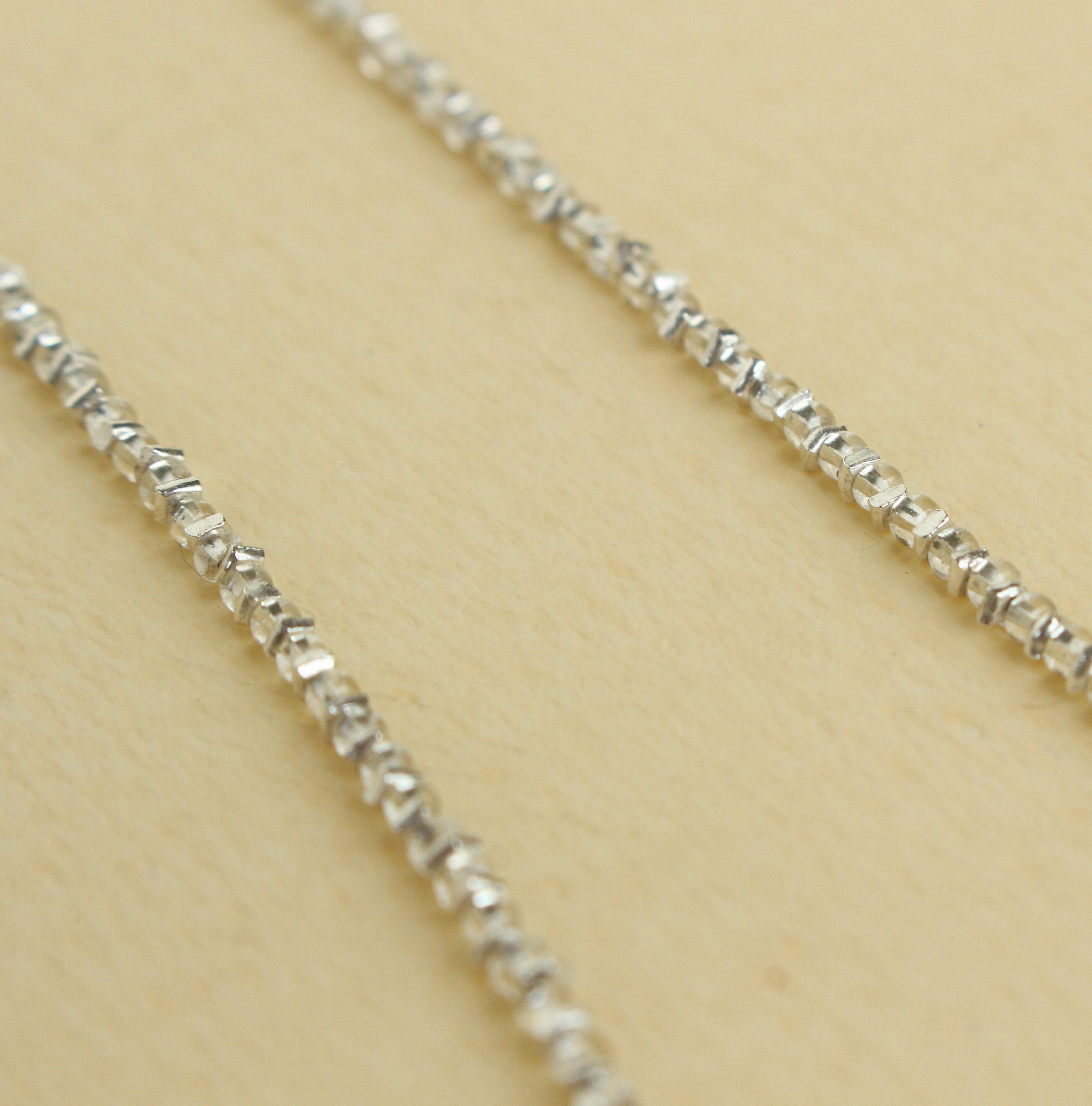 ビンテージ カレンシルバー ネックレス SILVER ビーズ 37cm