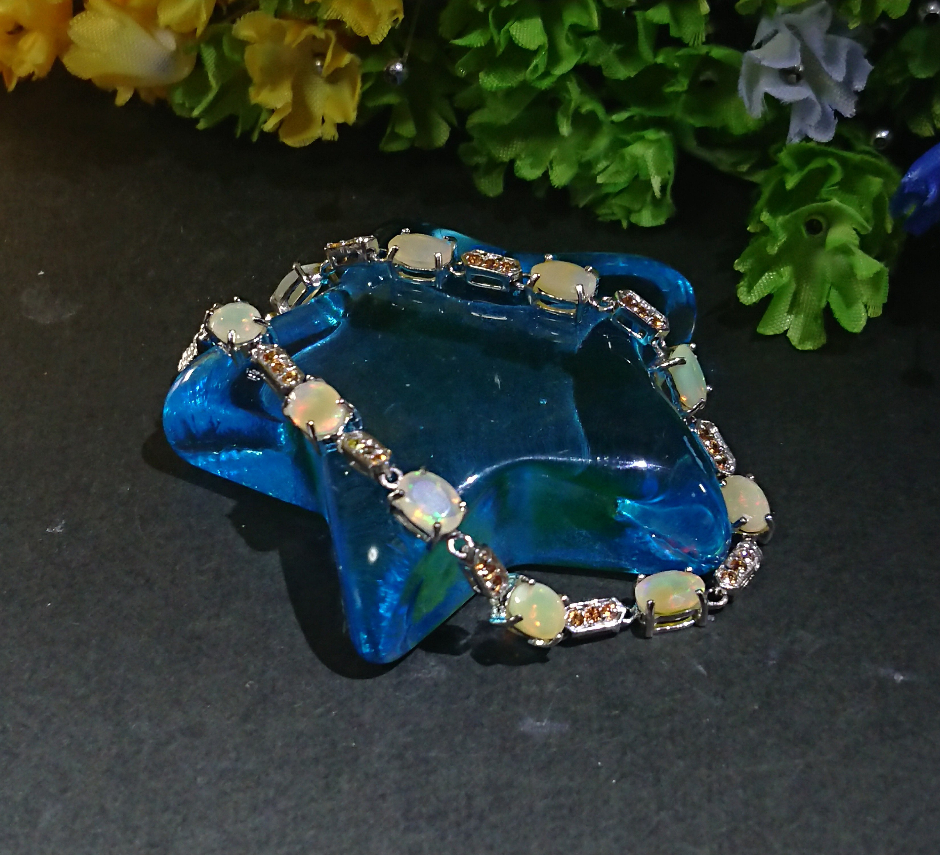 オパール ブレスレット 925 ☆0175  KIRABOSHIgem