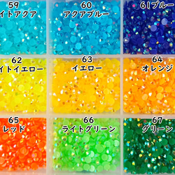3ｍｍ　高分子ストーン　ミルキーストーン　ラインストーン　蓄光ストーン　デコストーン 8枚目の画像