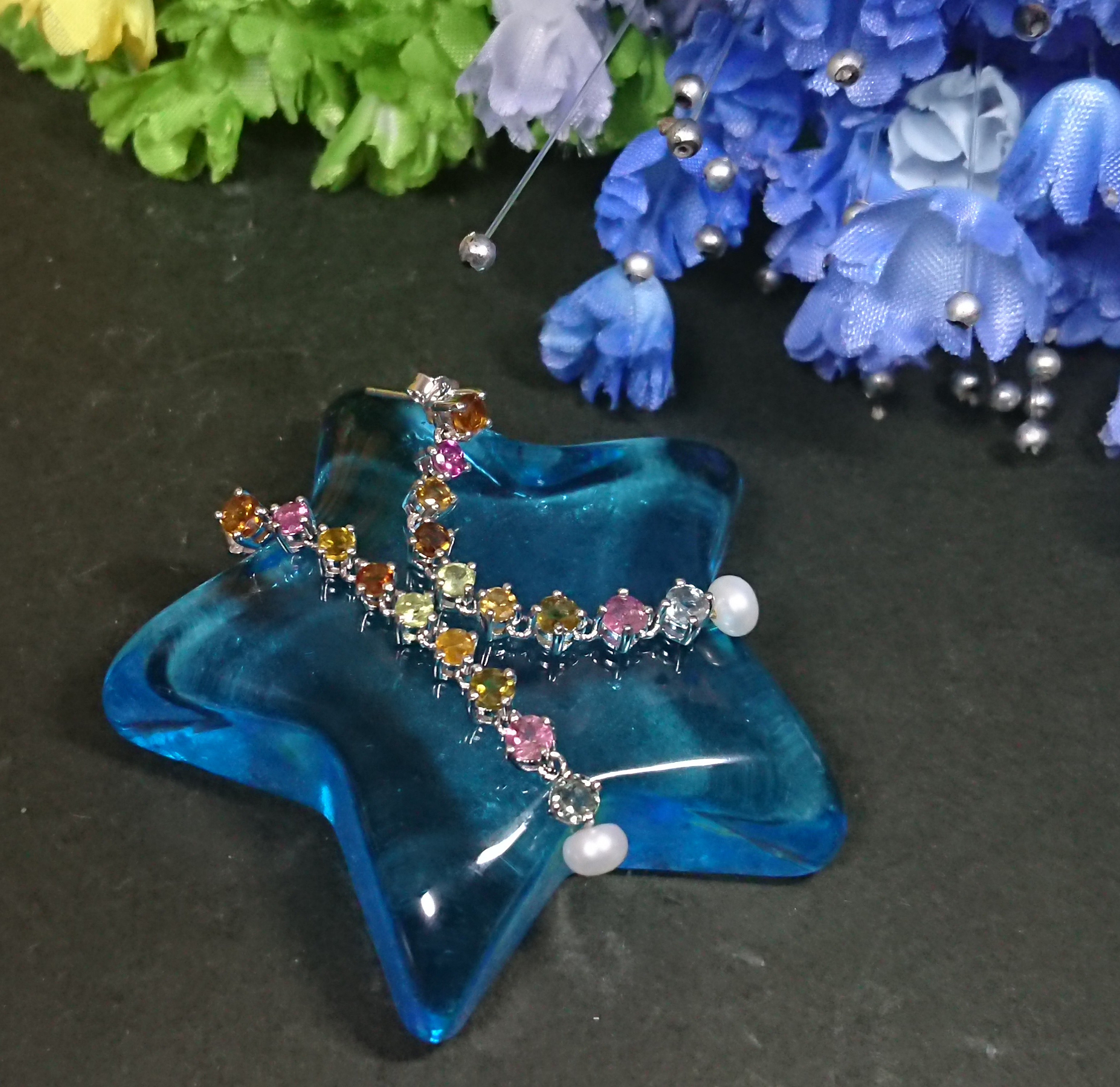 トルマリン ピアス 925 ☆0174  KIRABOSHIgem