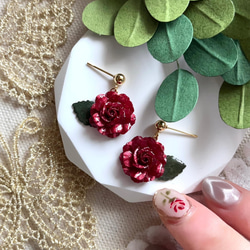 【専用】ミニ薔薇 フープイヤリング おまとめ フープイヤリング おまとめ 【専用】ミニ薔薇