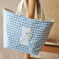 りりさま専用♫フェルトアップリケバッグ♫オーダー 花のアップリケパッチワークキルトバッグ トートバッグ lilla