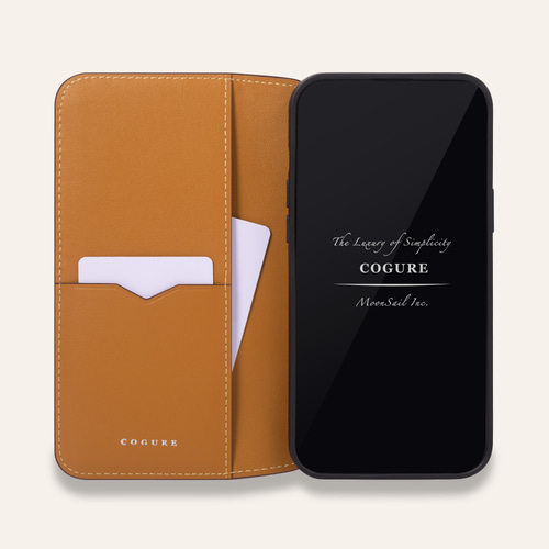 iPhone15ProMax 本革ダイアリーケース 手帳型 コンパクト<COGPH