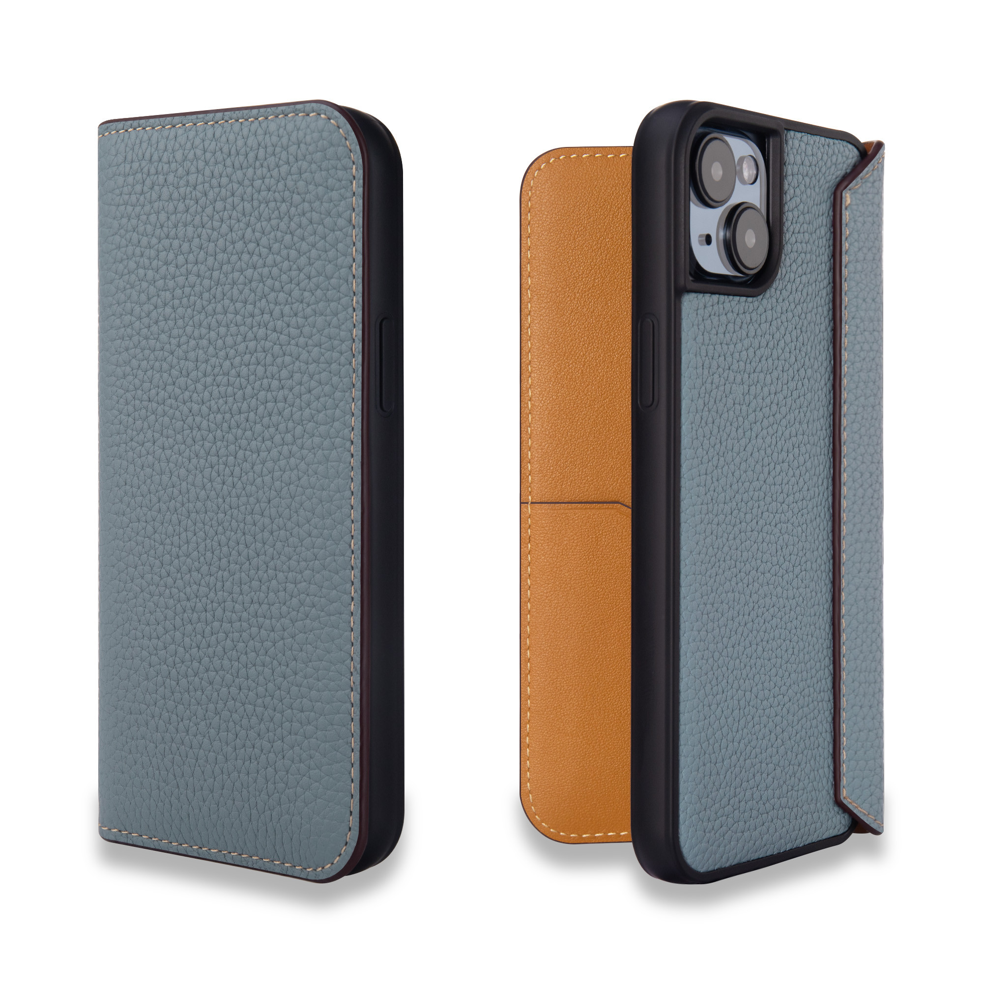 iPhone15Plus 本革ダイアリーケース 手帳型 コンパクト<COGPH>