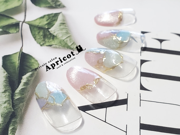 ◎no.017◎選べる10色♥ マグネット ミラー オーダーサイズ ネイルチップ ネイルチップ ミラー マグネットネイル ブロック 可愛い 上品 サイズ