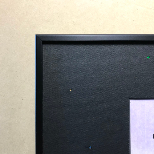 明滅の 滅を力に蛍とぶ」 上質な書道額装作品 一点物 アート ギフト