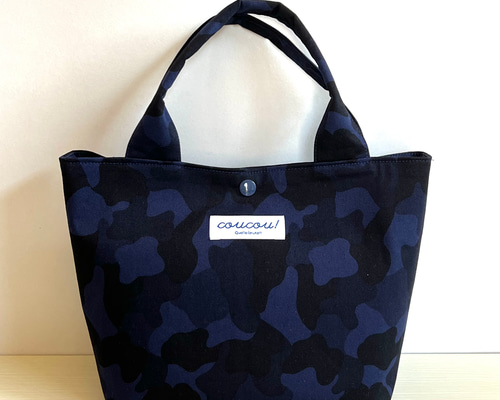 RLX ネイビー迷彩 トートバッグ d7b6ea10ba6278f10ca984d200a5b6